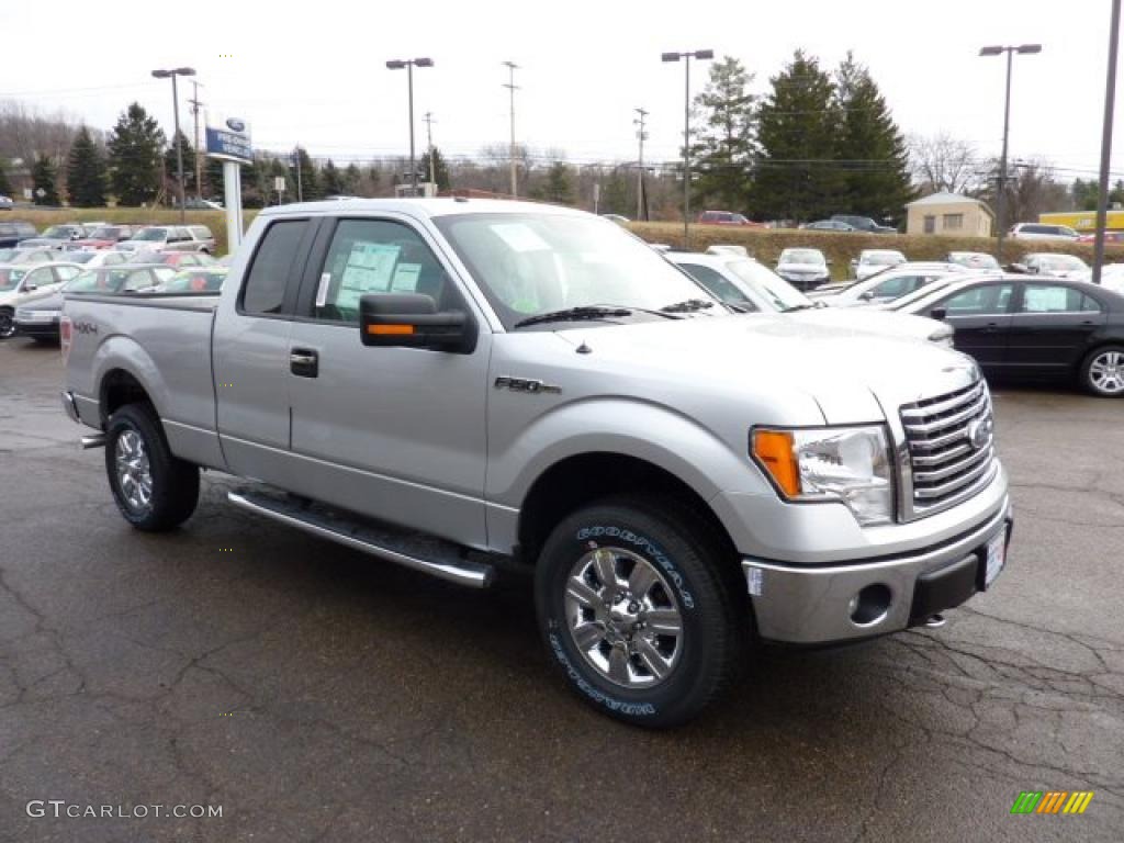 Ingot Silver Metallic 2011 Ford F150 XLT SuperCab 4x4 Exterior Photo #42259950