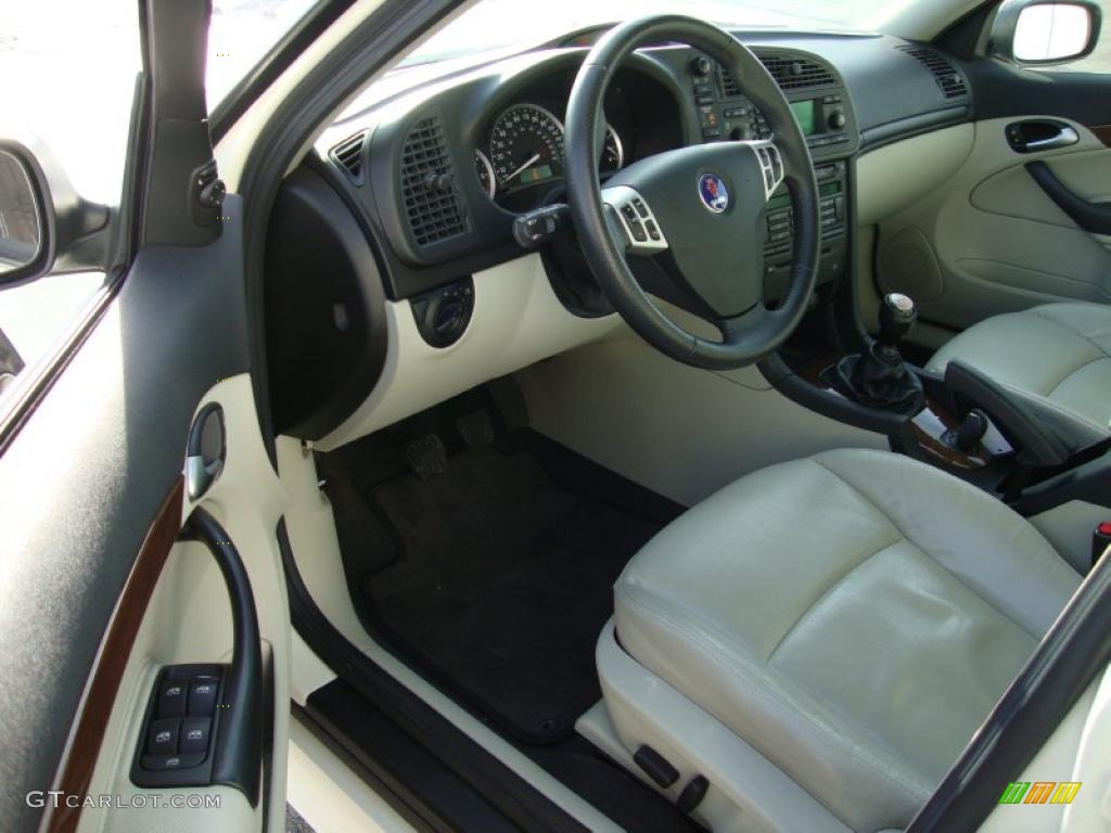 Parchment Interior 2006 Saab 9-3 2.0T Sport Sedan Photo #42260010