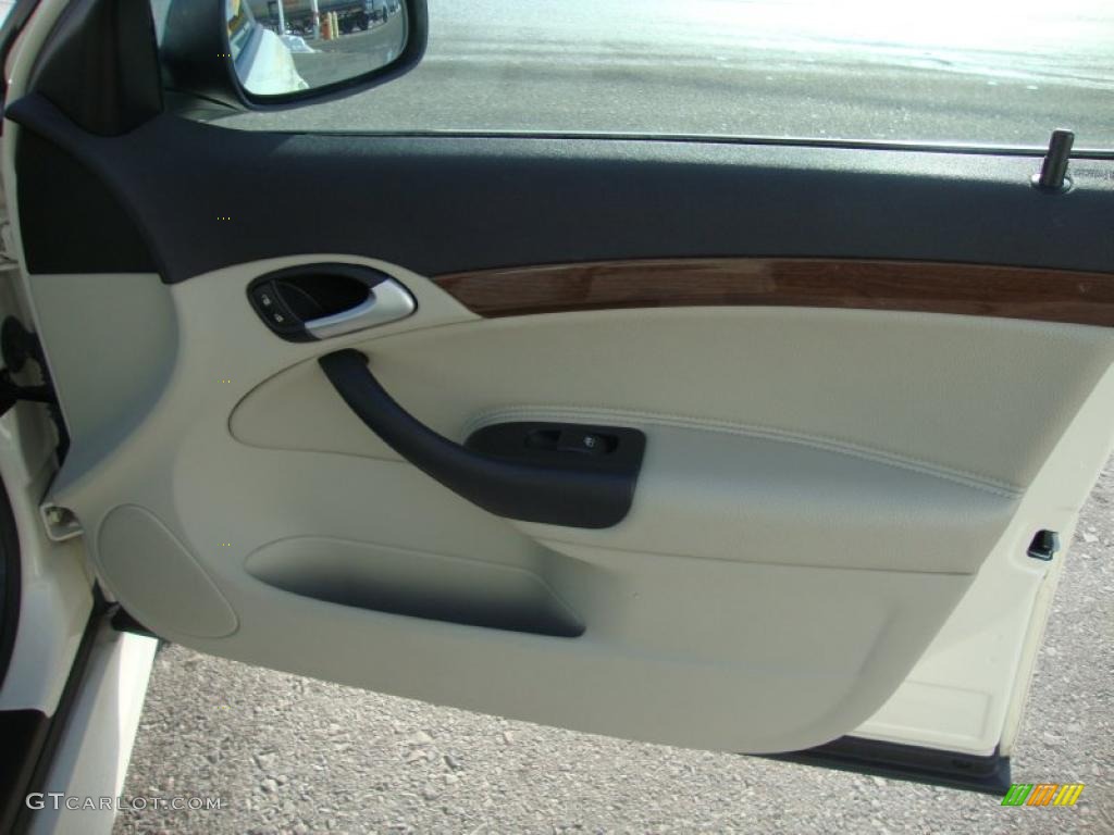 2006 Saab 9-3 2.0T Sport Sedan Parchment Door Panel Photo #42260150