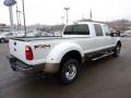 2011 Oxford White Ford F350 Super Duty Lariat Crew Cab 4x4 Dually  photo #4