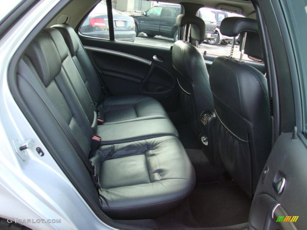 Obsidian Black Interior 2006 Saab 9-5 2.3T SportCombi Wagon Photo #42260870