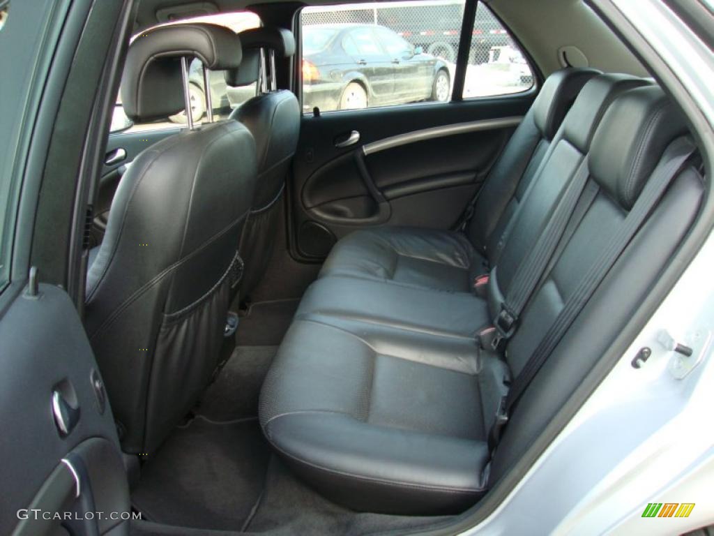 Obsidian Black Interior 2006 Saab 9-5 2.3T SportCombi Wagon Photo #42260900