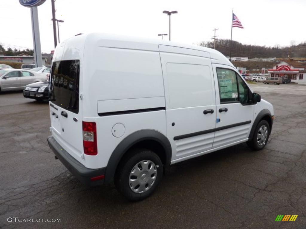 Frozen White 2011 Ford Transit Connect XL Cargo Van Exterior Photo #42261378