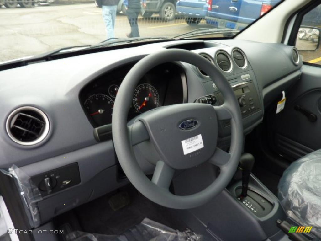 2011 Ford Transit Connect XL Cargo Van Dark Grey Dashboard Photo #42261518