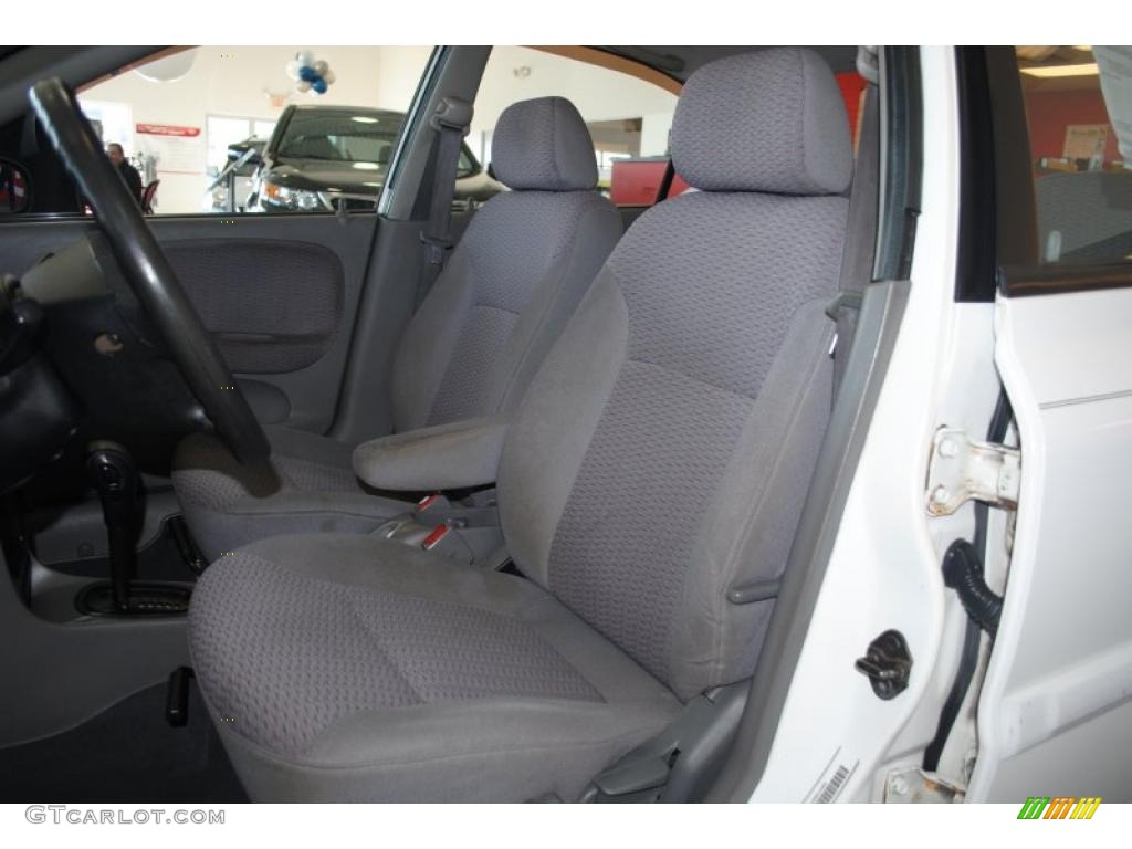 2002 Rio Sedan - Polar White / Gray photo #14