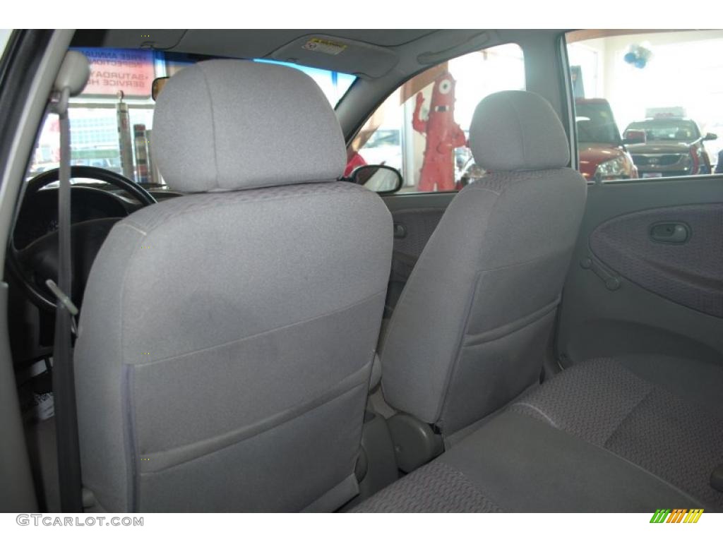 2002 Rio Sedan - Polar White / Gray photo #15