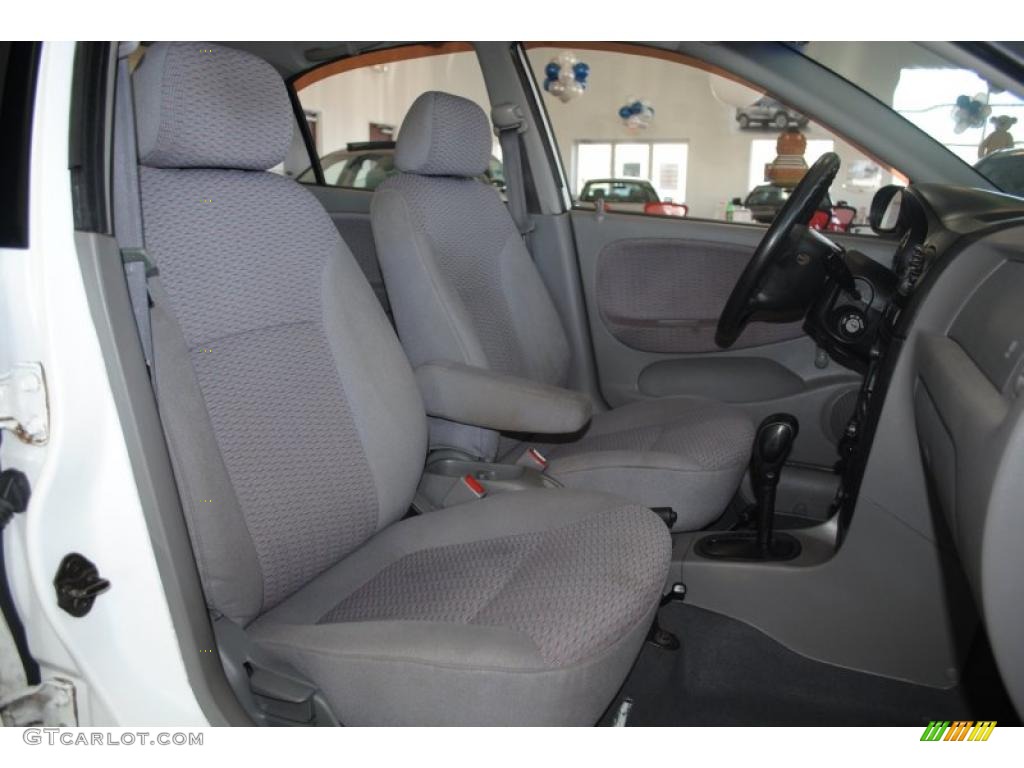 2002 Rio Sedan - Polar White / Gray photo #19