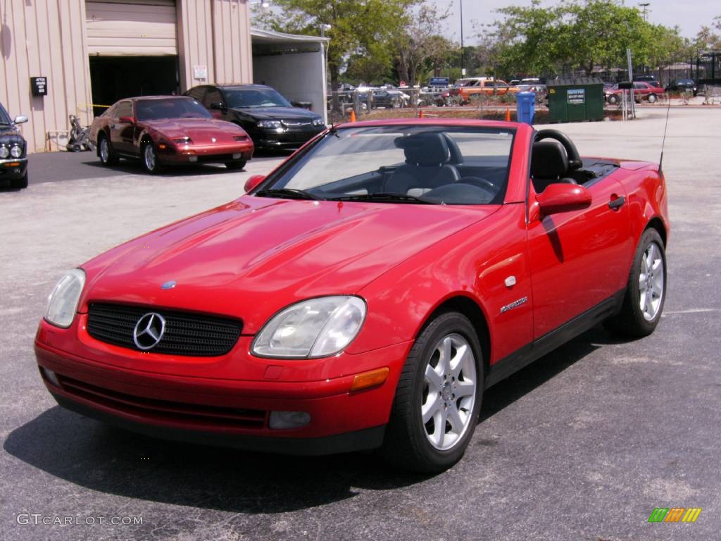 1998 SLK 230 Kompressor Roadster - Imperial Red / Charcoal photo #3