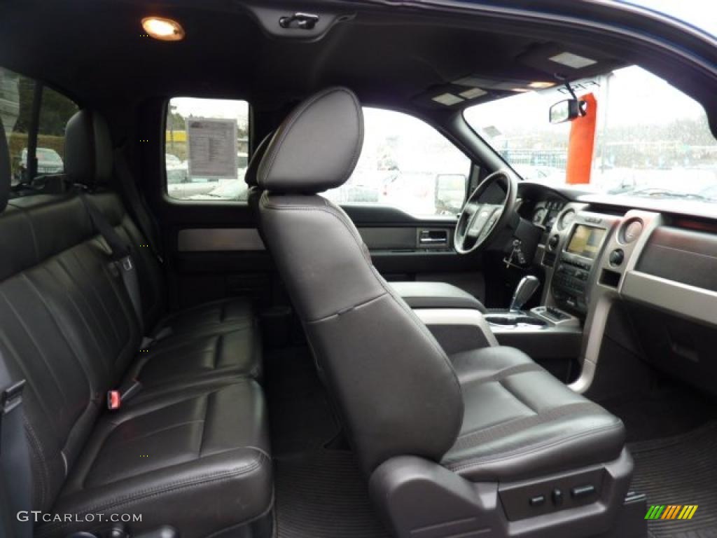 Raptor Black Interior 2010 Ford F150 SVT Raptor SuperCab 4x4 Photo #42266310