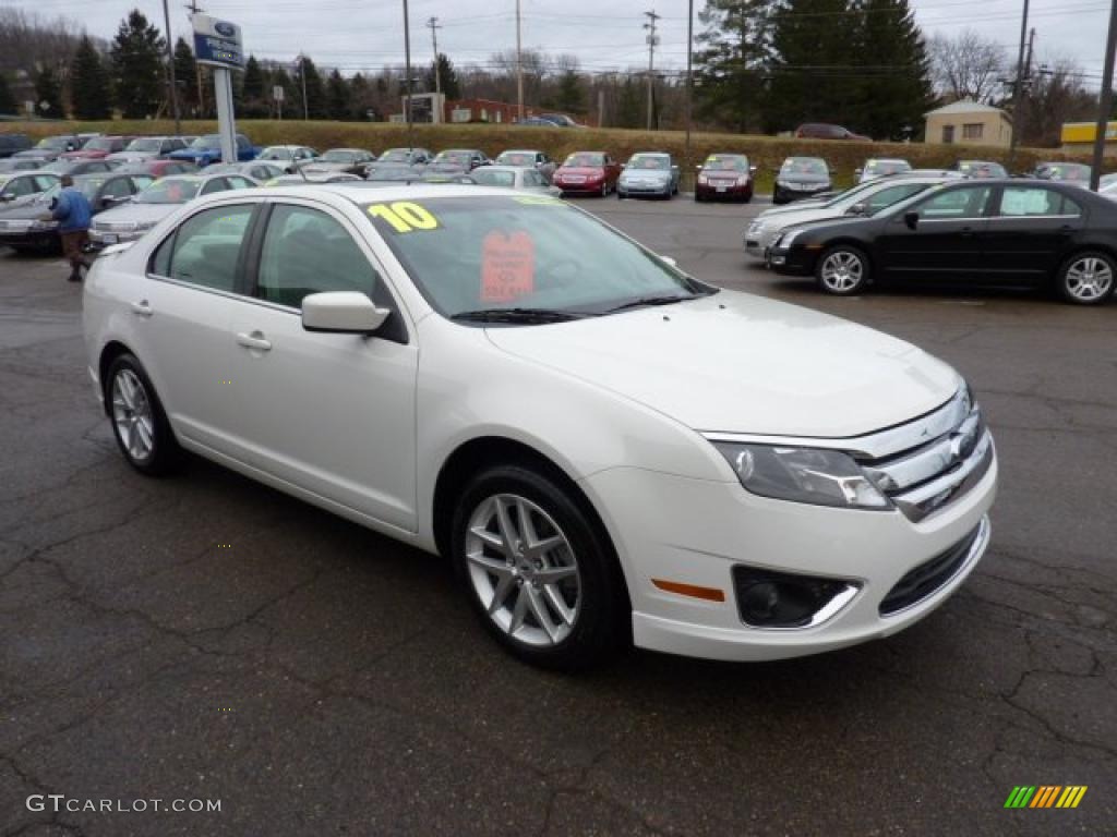 White Suede 2010 Ford Fusion SEL V6 AWD Exterior Photo #42266464