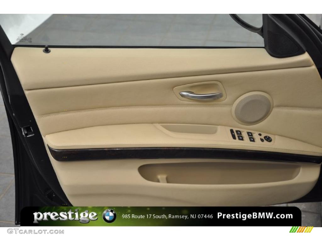 2007 3 Series 328xi Wagon - Monaco Blue Metallic / Beige photo #10