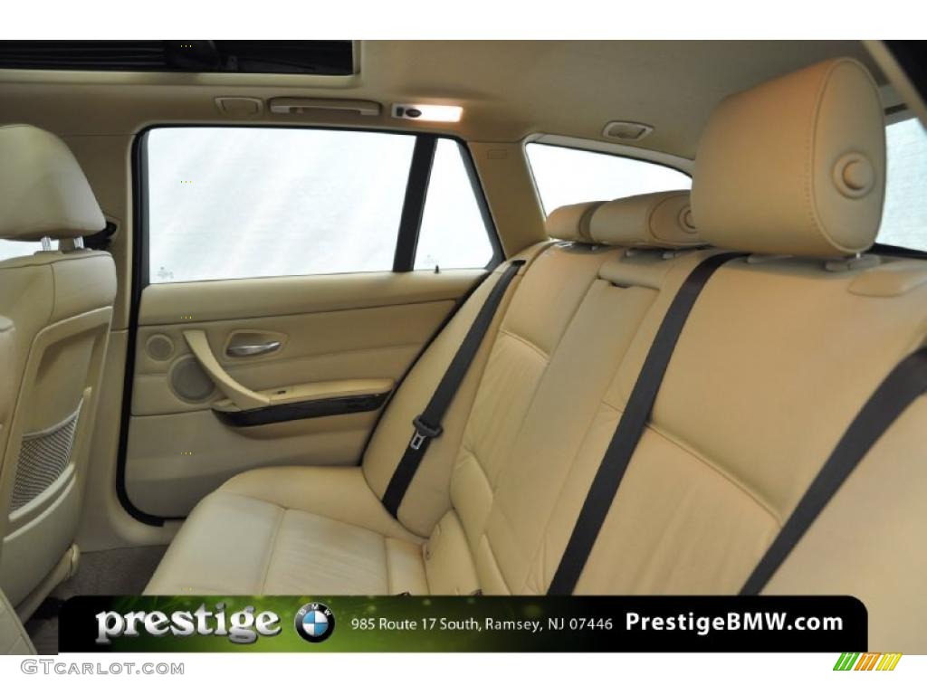 2007 3 Series 328xi Wagon - Monaco Blue Metallic / Beige photo #12