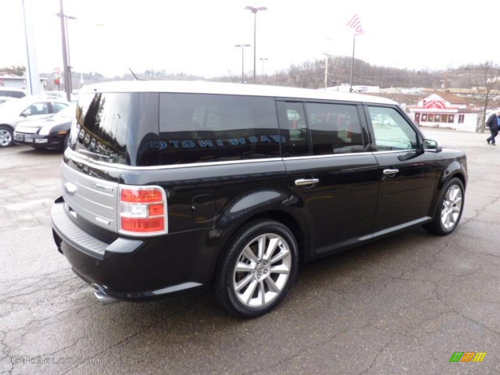 2010 Flex Limited EcoBoost AWD - Tuxedo Black / Charcoal Black photo #4