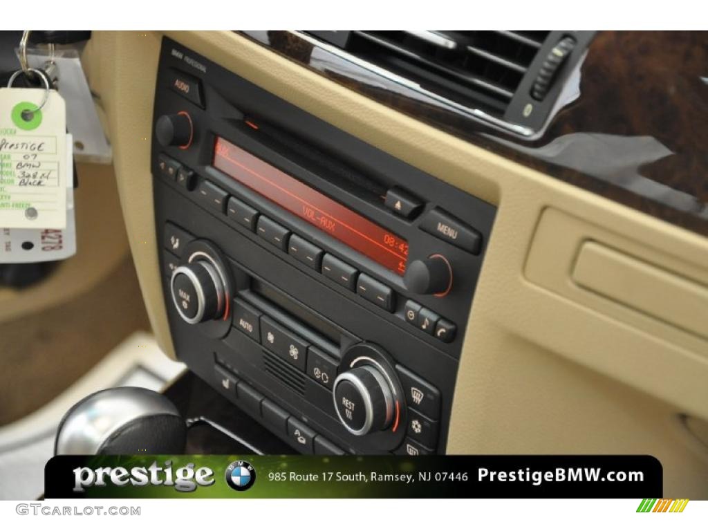 2007 3 Series 328xi Wagon - Monaco Blue Metallic / Beige photo #16