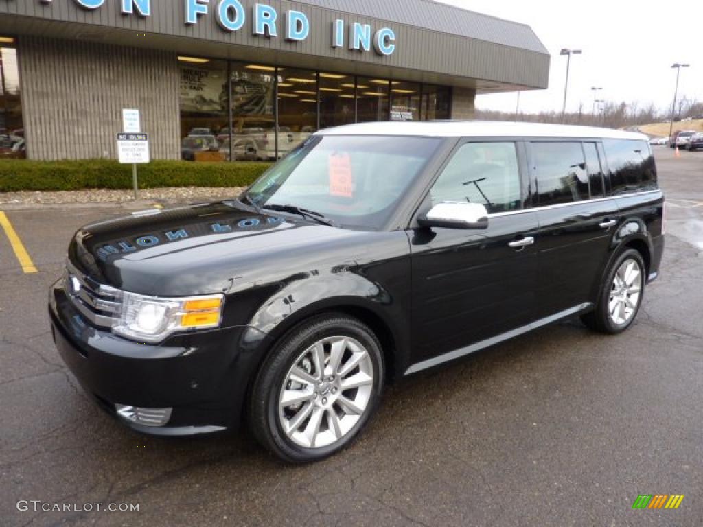 2010 Flex Limited EcoBoost AWD - Tuxedo Black / Charcoal Black photo #8