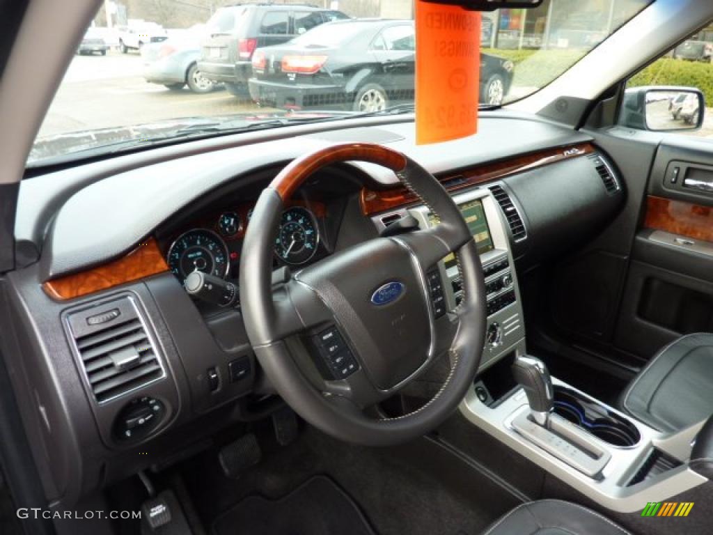 Charcoal Black Interior 2010 Ford Flex Limited EcoBoost AWD Photo #42266886