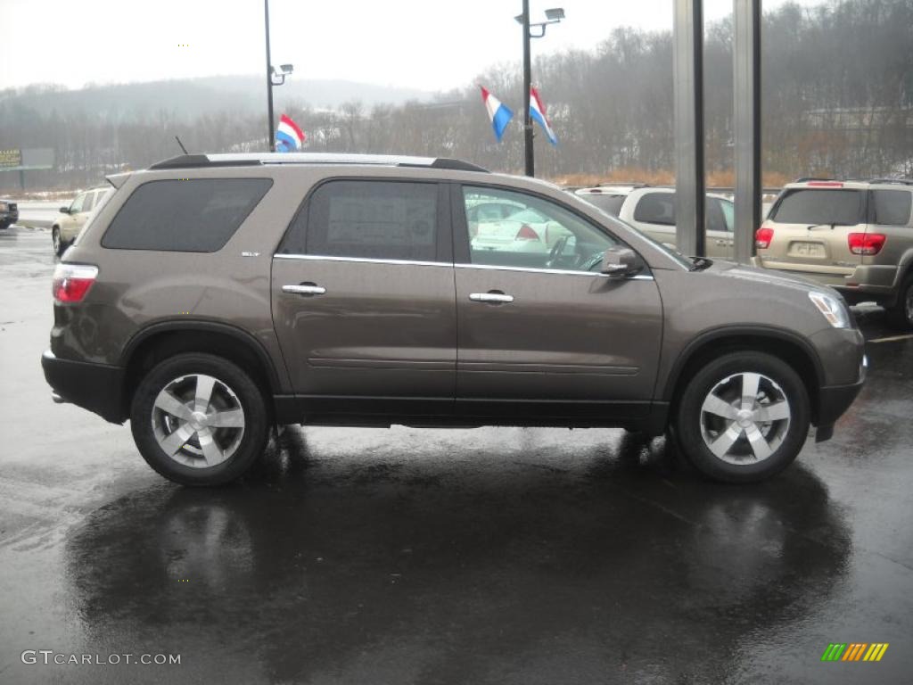 Medium Brown Metallic 2011 GMC Acadia SLT AWD Exterior Photo #42267182