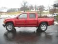 2011 Merlot Jewel Red Metallic GMC Canyon SLE Crew Cab 4x4  photo #6