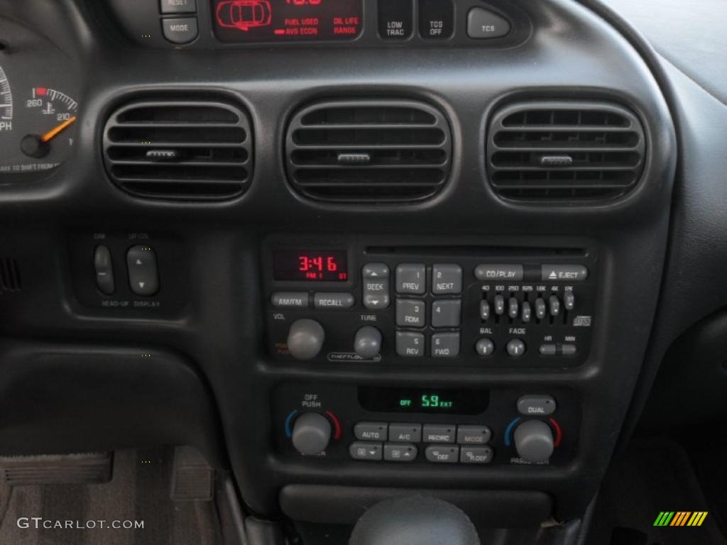 1998 Pontiac Grand Prix Daytona 500 Edition GTP Coupe Controls Photos