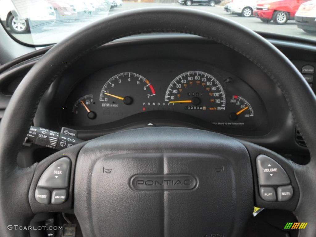 1998 Pontiac Grand Prix Daytona 500 Edition GTP Coupe Graphite Steering Wheel Photo #42267578