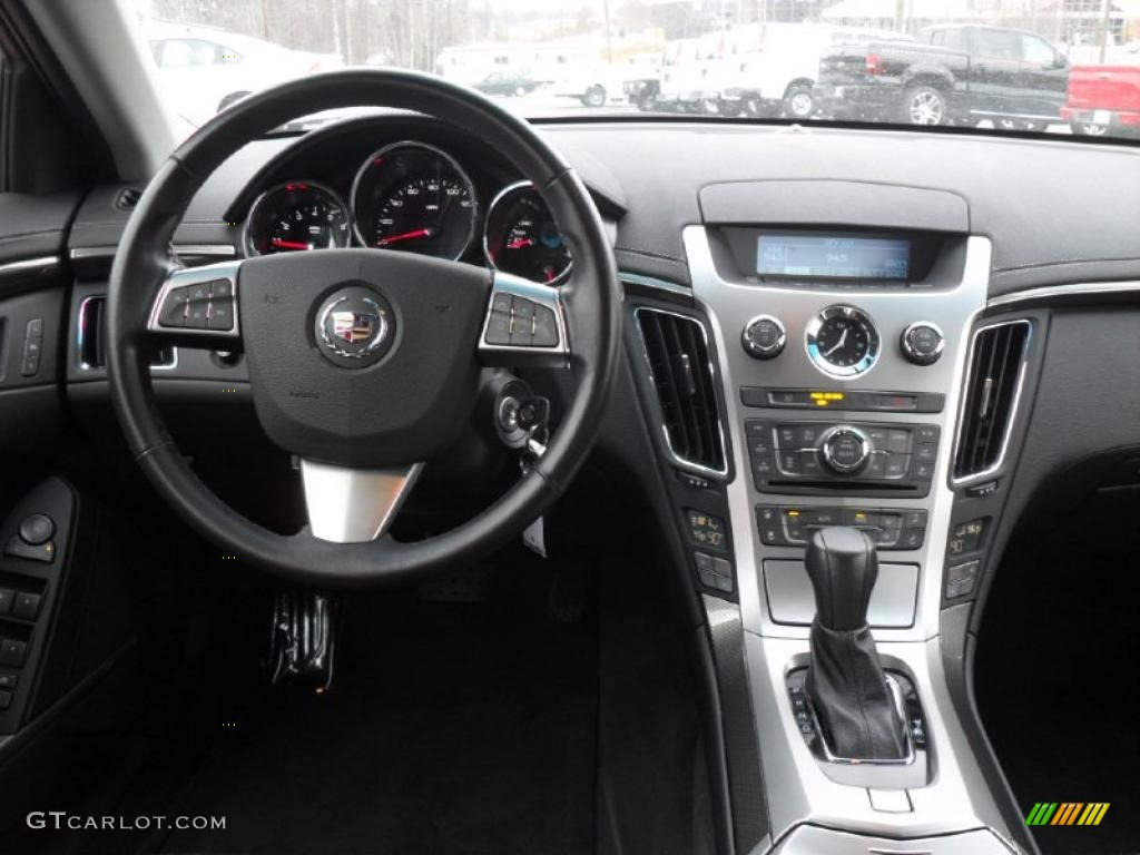 2010 Cadillac CTS 3.6 Sedan Ebony Dashboard Photo #42271207