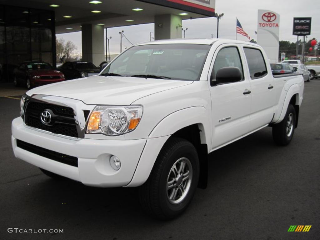 Super White Toyota Tacoma