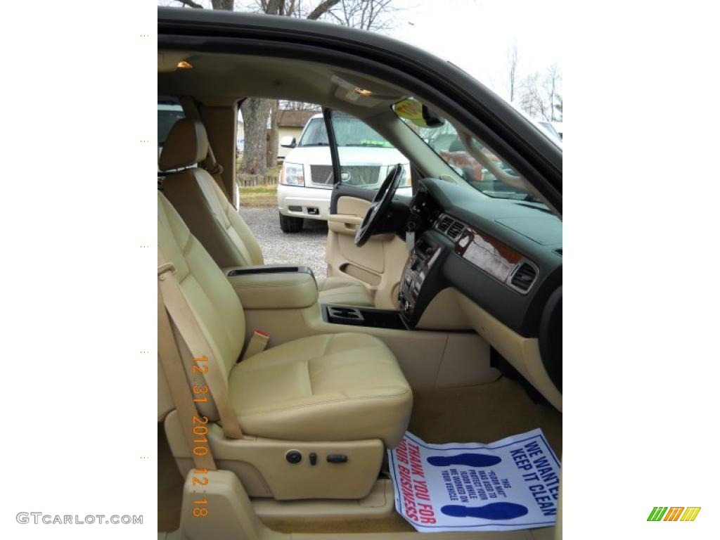 2007 Silverado 1500 LT Extended Cab 4x4 - Black / Light Cashmere/Ebony Black photo #42