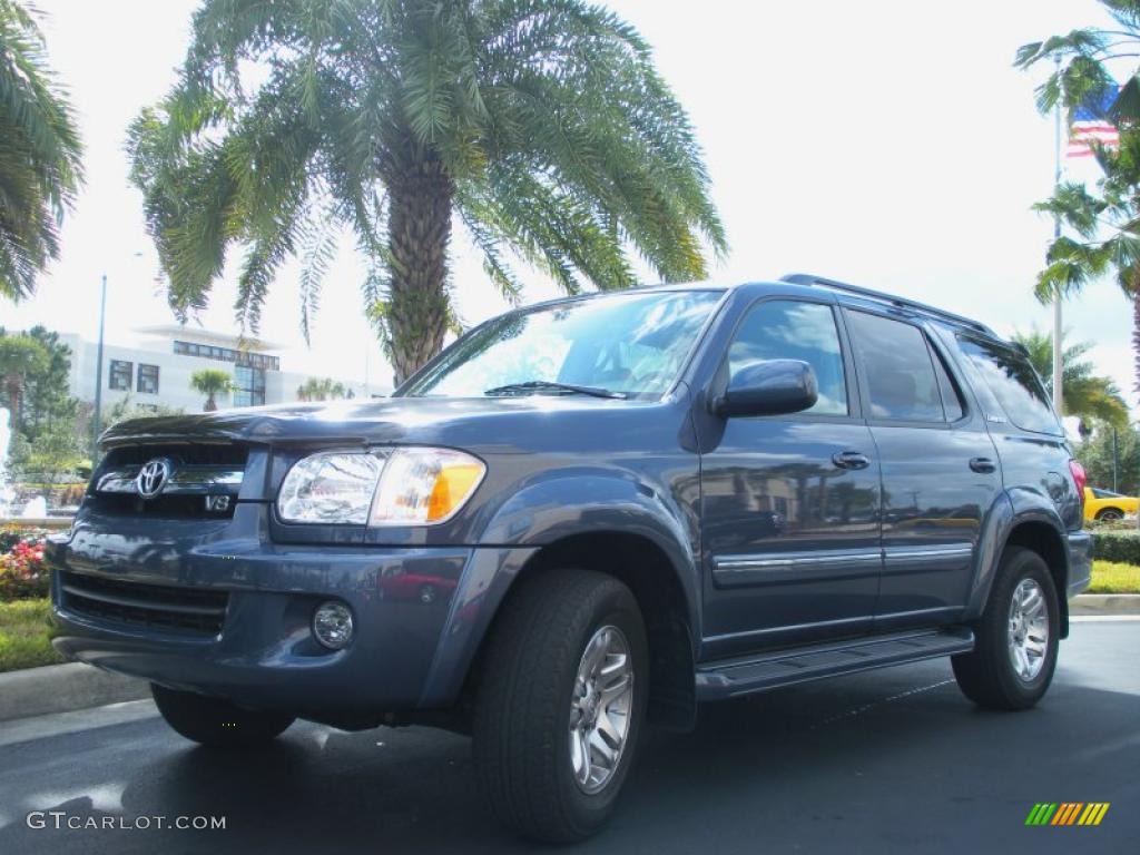 2006 Sequoia Limited - Bluesteel Mica / Light Charcoal photo #2