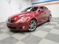 2008 Matador Red Mica Lexus IS 250  photo #2