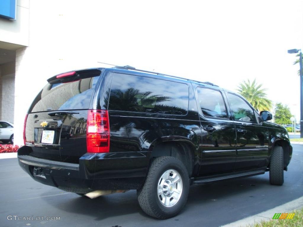 Black 2008 Chevrolet Suburban 1500 LT 4x4 Exterior Photo #42274143