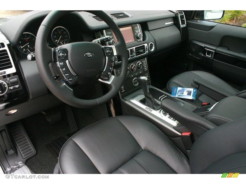 Jet Black/Jet Black Interior 2011 Land Rover Range Rover HSE Photo #42274195