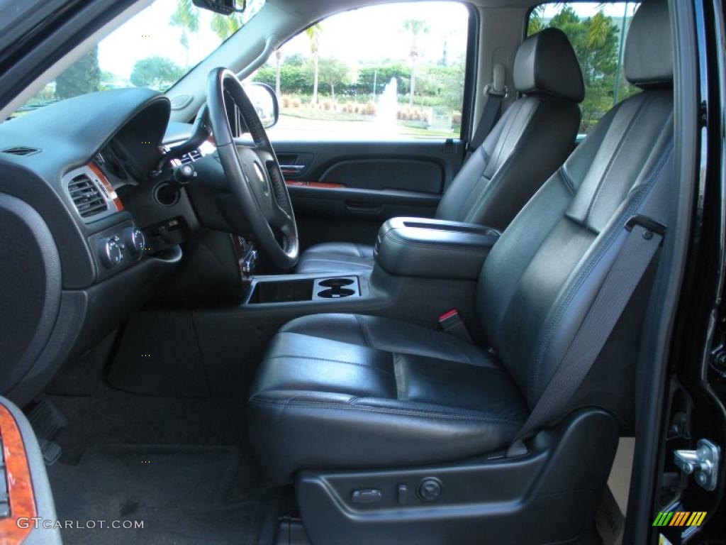 Ebony Interior 2008 Chevrolet Suburban 1500 LT 4x4 Photo #42274219