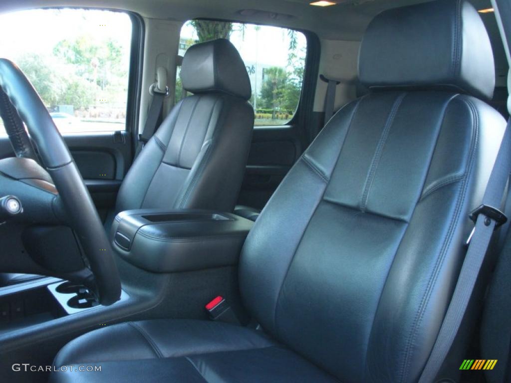 Ebony Interior 2008 Chevrolet Suburban 1500 LT 4x4 Photo #42274231