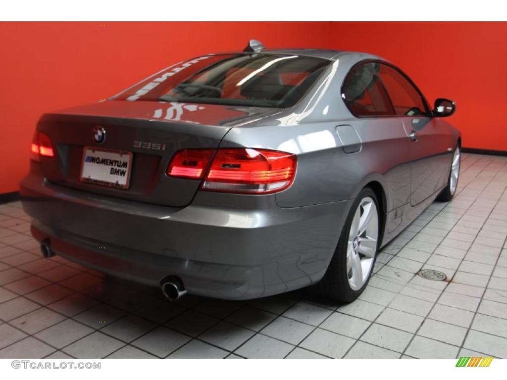 2010 3 Series 335i Coupe - Space Gray Metallic / Black photo #3