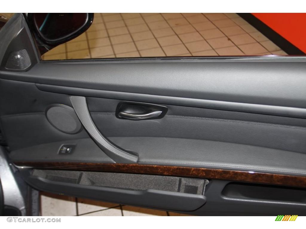 2010 3 Series 335i Coupe - Space Gray Metallic / Black photo #46