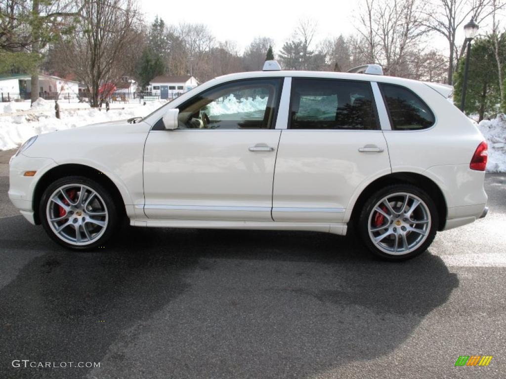 Sand White 2009 Porsche Cayenne Turbo S Exterior Photo #42277147
