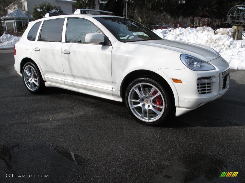 Sand White 2009 Porsche Cayenne Turbo S Exterior Photo #42277243