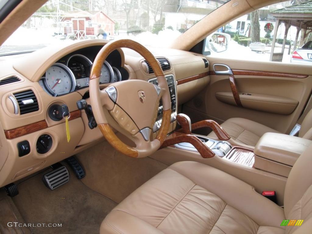 Havanna/Sand Beige with Alcantara Interior 2009 Porsche Cayenne Turbo S Photo #42277363