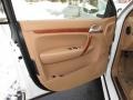 Havanna/Sand Beige with Alcantara 2009 Porsche Cayenne Turbo S Door Panel