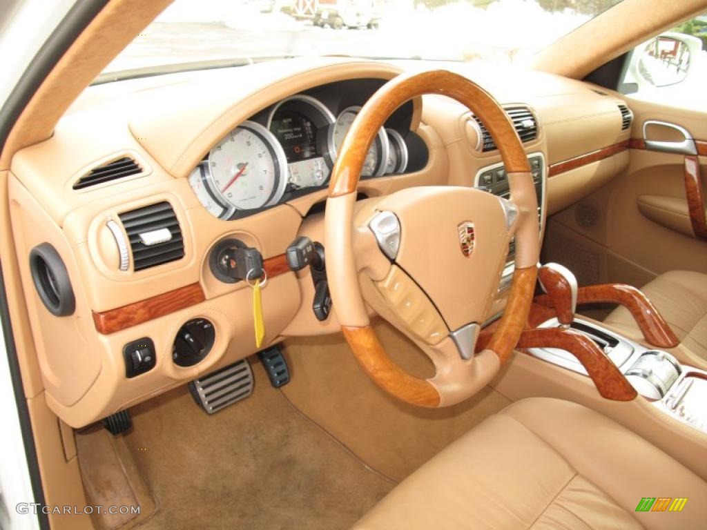 Havanna/Sand Beige with Alcantara Interior 2009 Porsche Cayenne Turbo S Photo #42277599