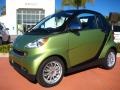 2011 Green Matte Smart fortwo passion cabriolet  photo #2