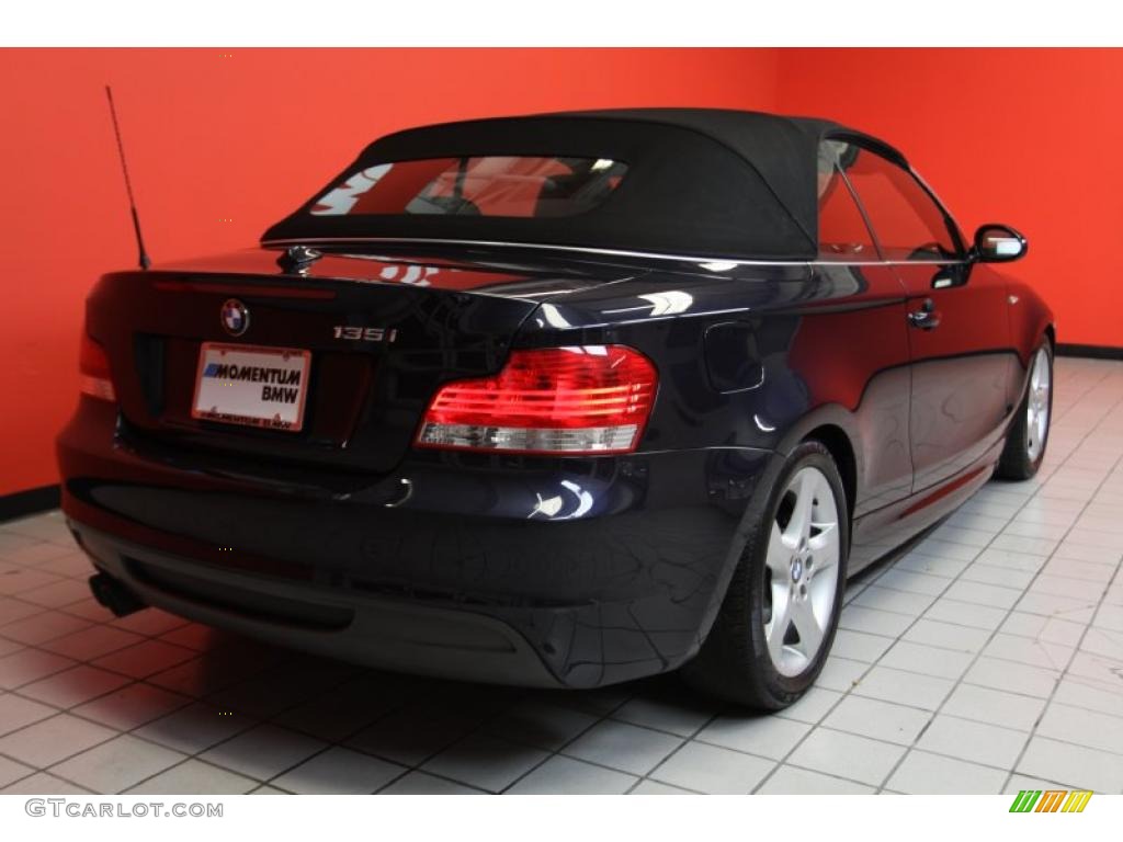 2008 1 Series 135i Convertible - Monaco Blue Metallic / Savanna Beige photo #10