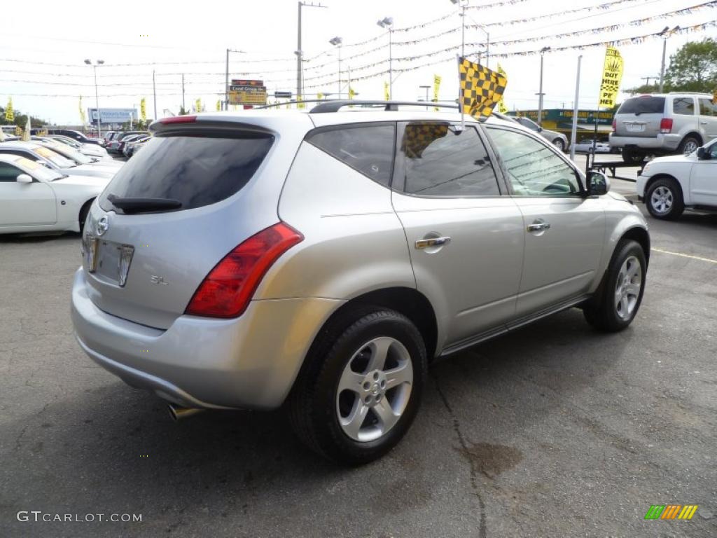 2004 Murano SL - Sheer Silver Metallic / Charcoal photo #6