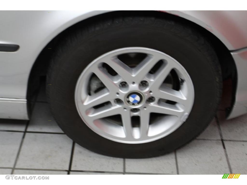 2000 3 Series 323i Sedan - Titanium Silver Metallic / Grey photo #12