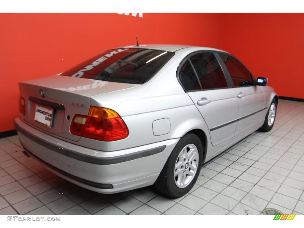 2000 3 Series 323i Sedan - Titanium Silver Metallic / Grey photo #14