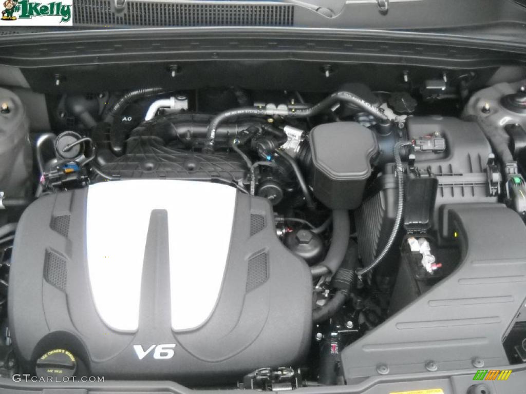 2011 Sorento EX V6 AWD - Titanium Silver / Black photo #15