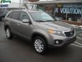 2011 Titanium Silver Kia Sorento EX V6 AWD  photo #1