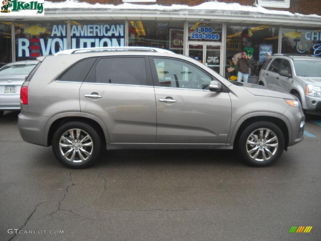 2011 Sorento SX V6 AWD - Titanium Silver / Black photo #2