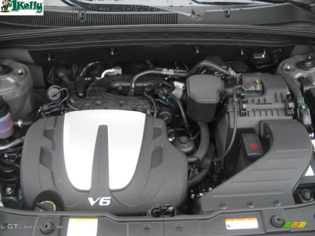 2011 Sorento EX V6 AWD - Titanium Silver / Black photo #15