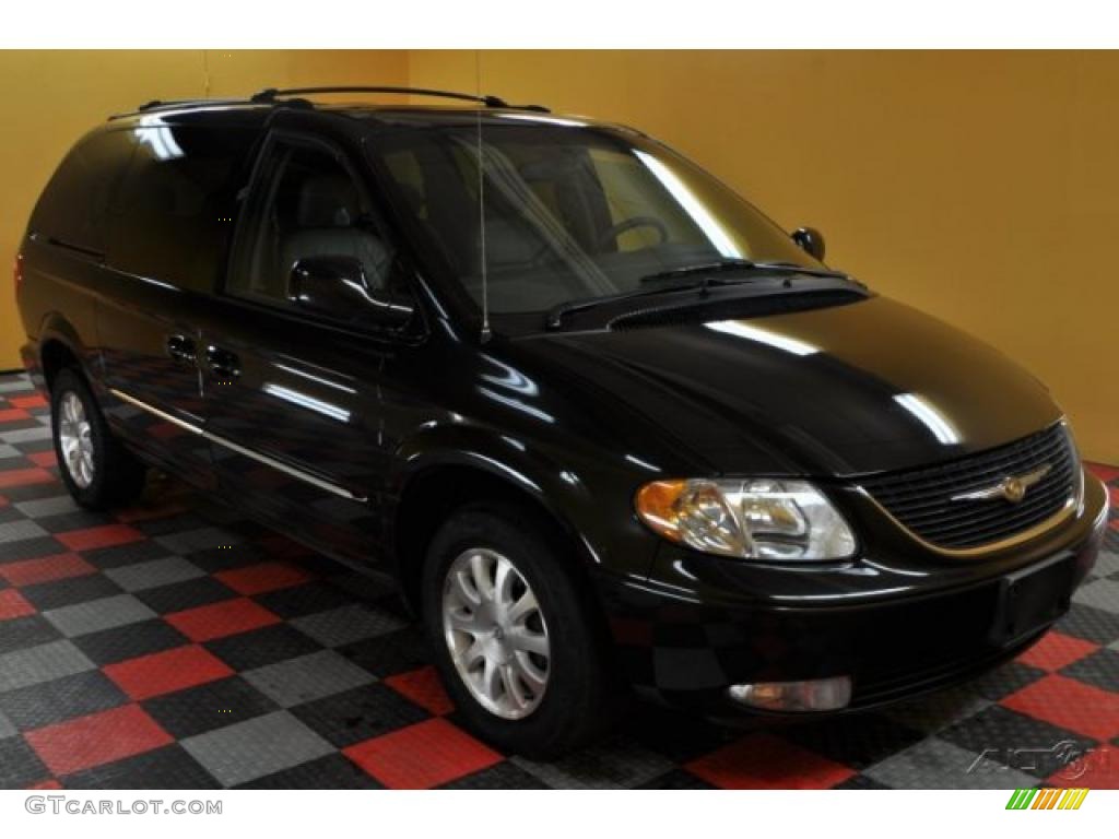 2003 Town & Country LXi AWD - Brilliant Black Pearl / Gray photo #1